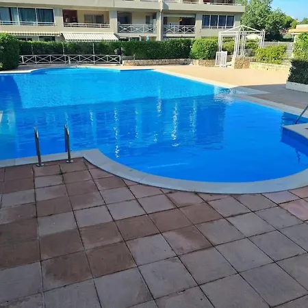 T2 Moderne Avec Piscine, Tennis Et Garage Cagnes-sur-Mer Exterior photo